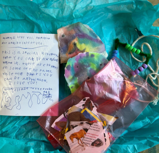 For the end of the year parent offering, our students brainstormed ideas that would carry the feeling of gratitude and love.  Meditation and morning pages were a cherished constant of their daily routine, and so an idea was sparked of sharing this practice with their parents.  Students created morning pages journals, lavender filled loveys, painted rocks with words of affirmation, and made square breathing beaded necklaces.  #projectbasedlearning